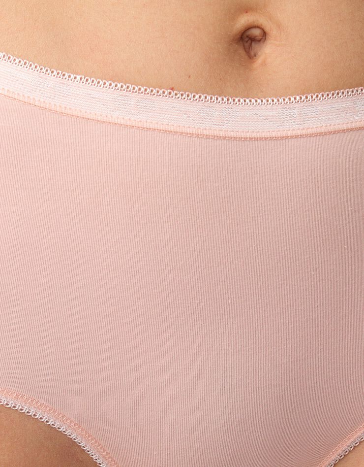Culotte super maxi basique - lot de 3 (amande + rose + vert) Culotte super maxi basique - lot de 3 (amande + rose + vert)
