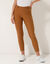 Pantalon maille confort, taille élastiquée (noisette)