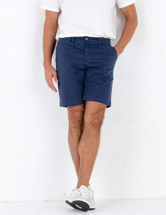 Bermuda chino uni (marine)