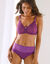 Soutien-gorge forme emboîtante en dentelle Isili - sans armatures (violet)