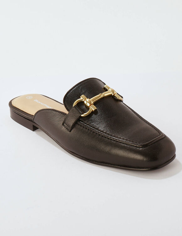Mules mocassins (noir)