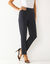 Pantalon 7/8ème coupe cigarette, imprimé rayé (marine)