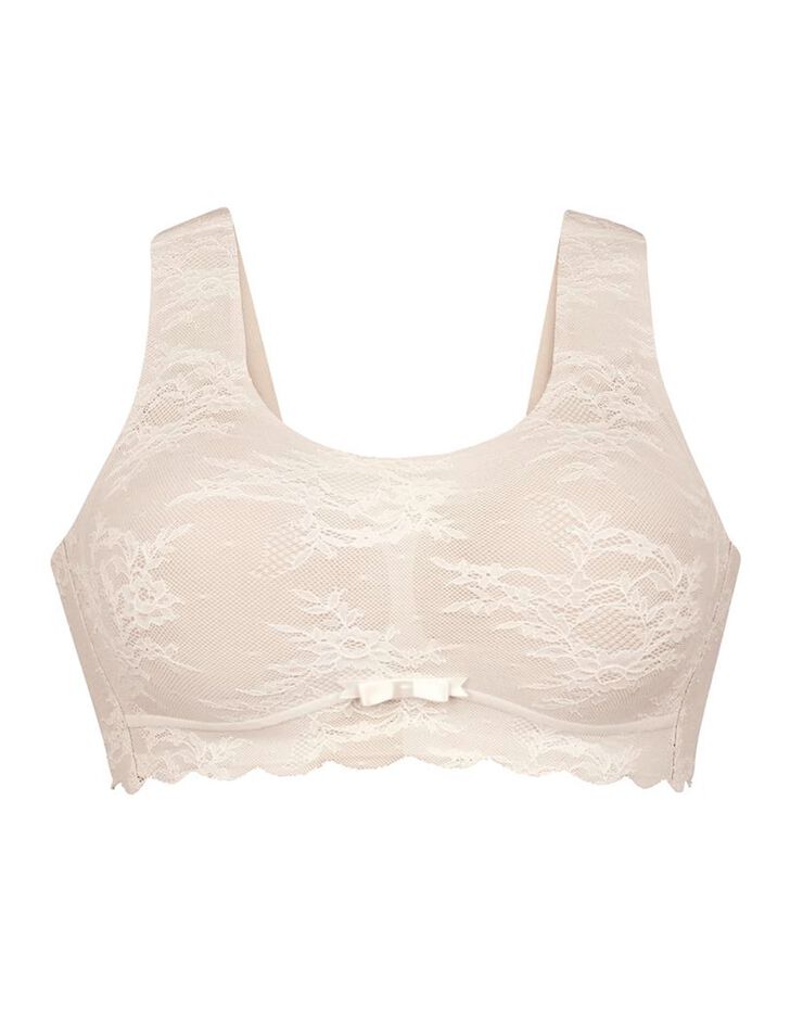 Brassière moulée Essential Lace sans armatures (ivoire) Brassière moulée Essential Lace sans armatures (ivoire)