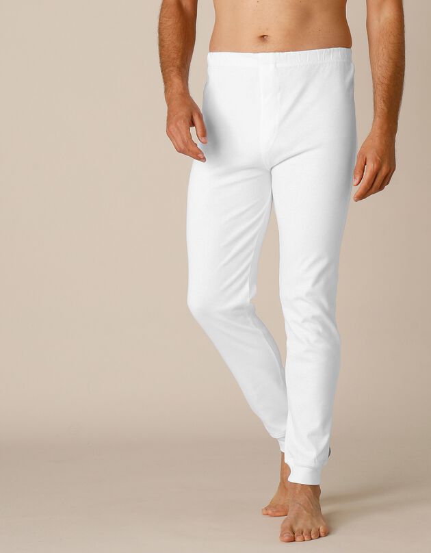 Caleçon long Thermoperle® coton - lot de 2 (blanc)