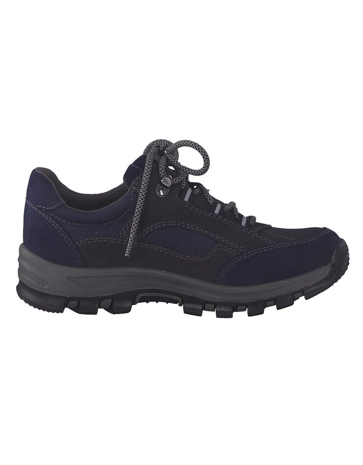 Chaussures basses de randonnée à lacets - semelle large (marine)