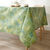 Nappe toile cirée imprimée Feuillages (vert)