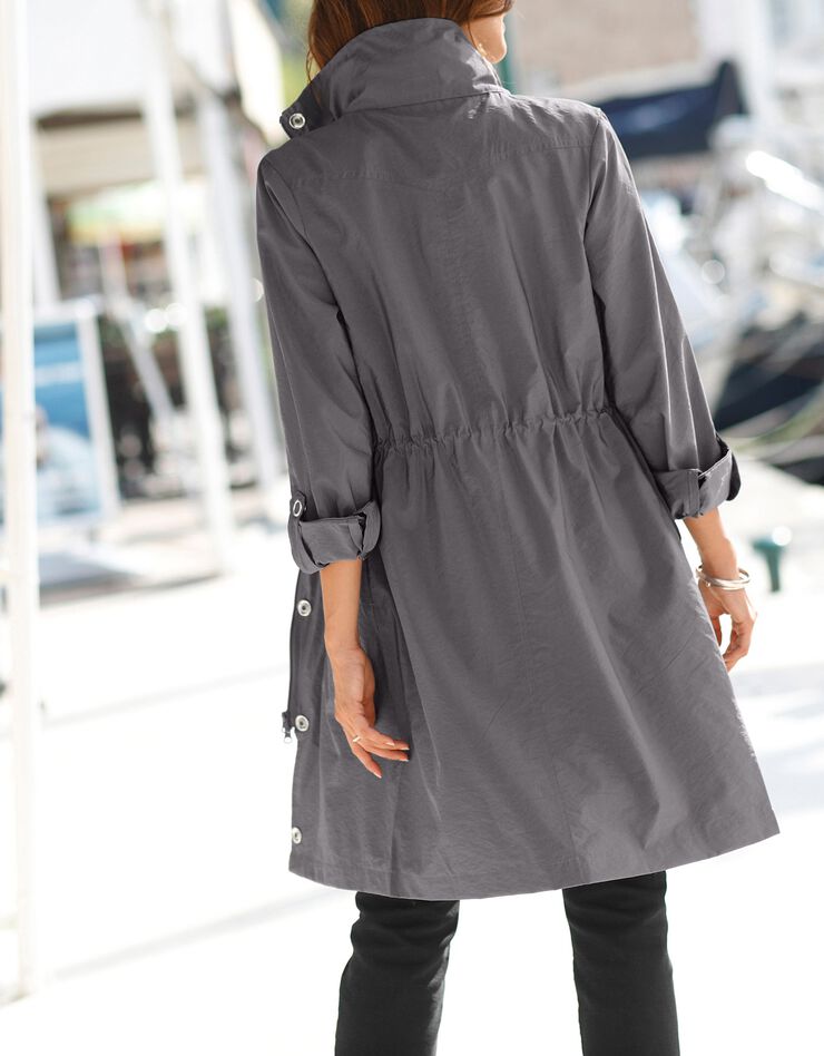 Parka à capuche déperlante (anthracite) Parka à capuche déperlante (anthracite)