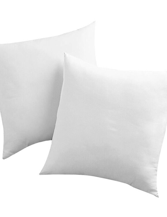 Coussin de garnissage à recouvrir, carré ou rectangulaire - lot de 2 (blanc)