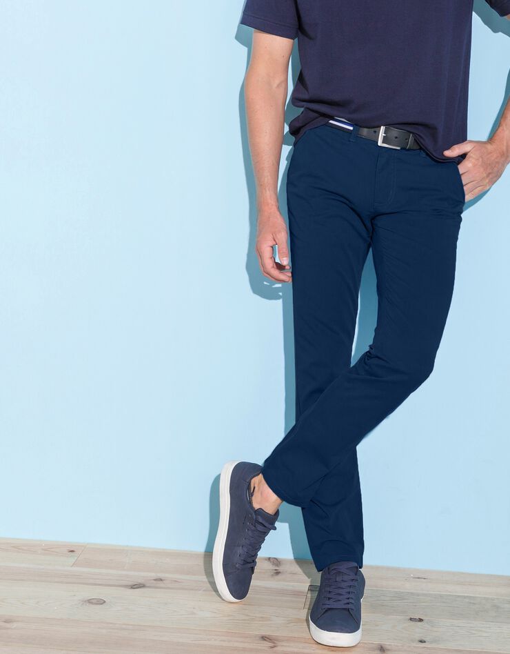 Pantalon chino toile sergé (marine) Pantalon chino toile sergé (marine)