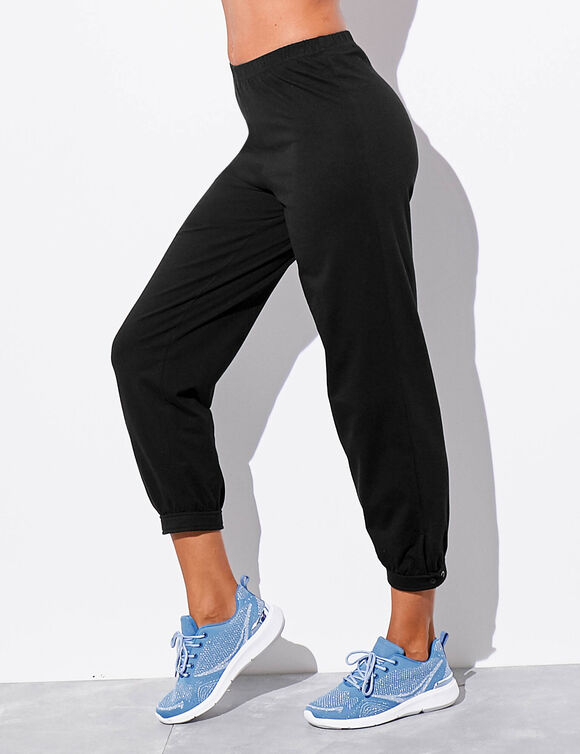 Legging 7/8ème coton biologique(**) (noir)