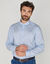 Chemise twill pur coton entretien facile (bleu ciel)