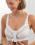 Soutien-gorge agrafage devant - sans armatures (blanc)