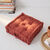 Coussin de sol uni coton (terracotta)