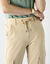 Pantalon cargo, maille milano (sable)