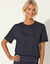 T-shirt volume loose (marine)