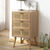 Commode 3 tiroirs RANAË - bois et cannage rotin  (naturel)