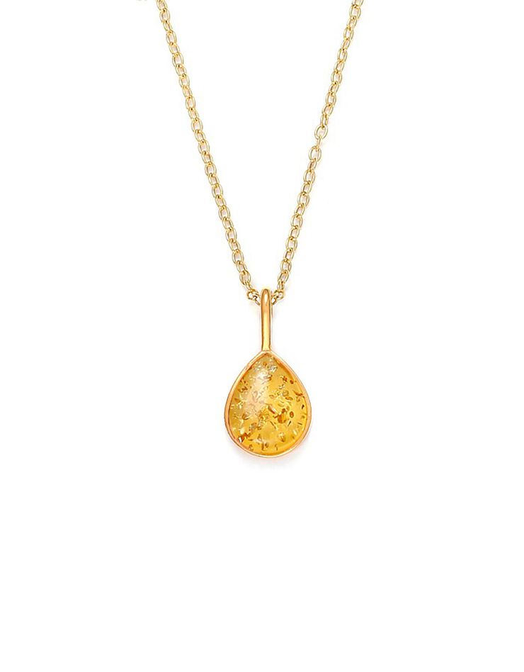 Collier pendentif Ambre Citron et chaîne dorée or fin (unique) Collier pendentif Ambre Citron et chaîne dorée or fin (unique)