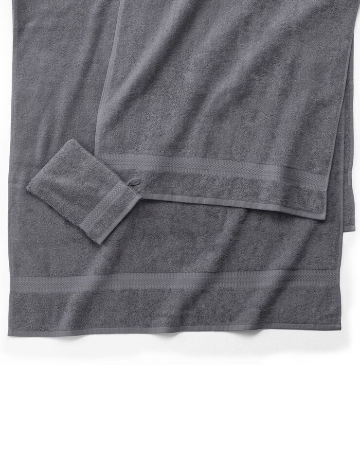 Eponge unie 420 g/m2 confort moelleux (anthracite)
