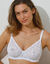 Soutien-gorge tout en dentelle forme minimiseur avec armatures  - lot de 2 (blanc + noir)