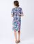 Robe housse imprimée (bleu / vert)