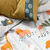 Linge de lit enfant imprimé Zoo - coton  (gris clair)