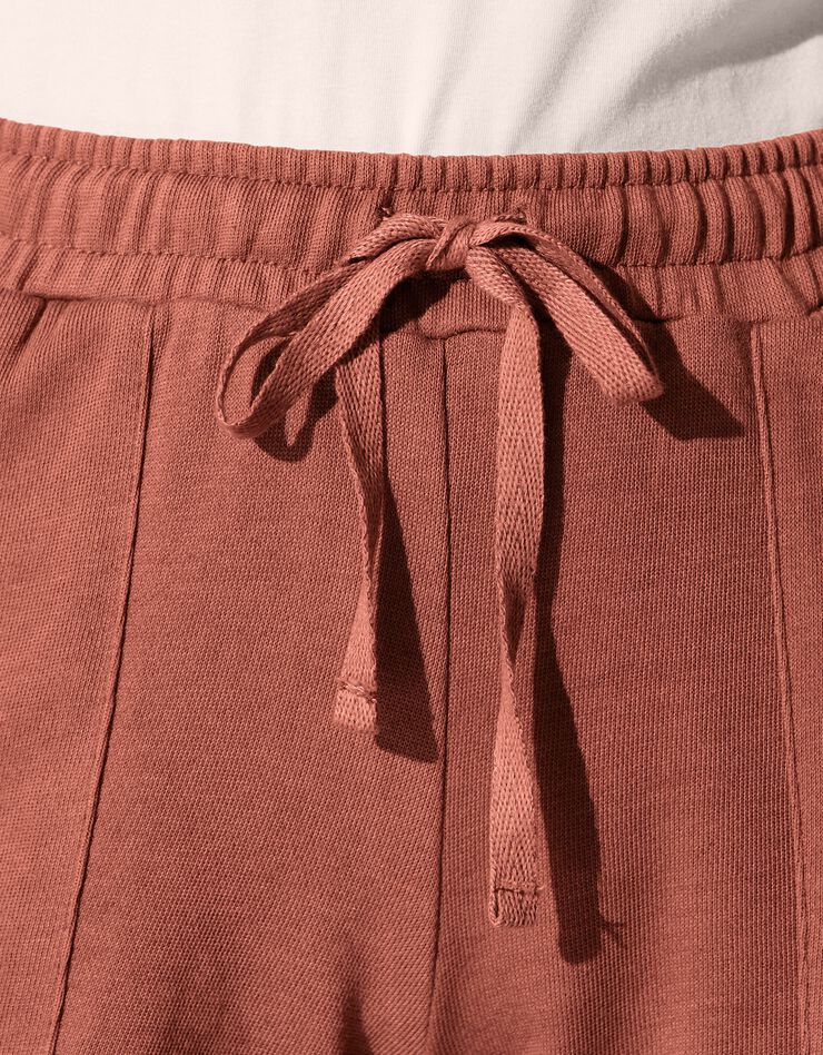 Short molleton fluide uni (terracotta) Short molleton fluide uni (terracotta)