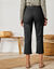 Pantacourt droit stretch (noir)