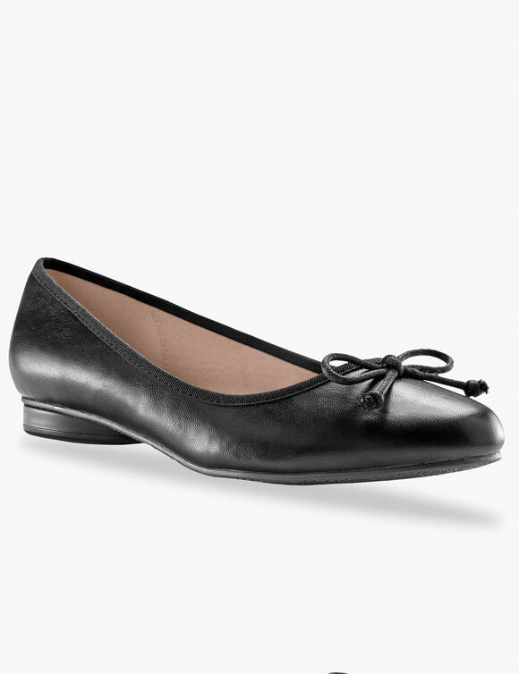 Ballerines plates (noir)