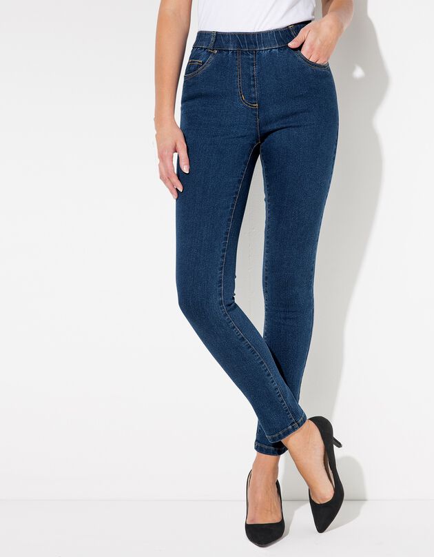 Jegging fuselé jean stretch - petite stature (stone)