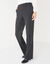 Pantalon élégant droit, rayé (noir / blanc)