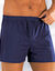 Caleçon flottant ouvert uni - lot de 4 (gris + marine)