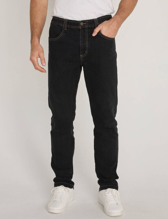 Jean taille &eacute;lastiqu&eacute;e - L32 (black)
