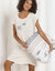 Chemise de nuit courte "Riviera" (écru / beige)