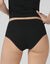Slip forme midi GO coton biologique(**) - Lot de 2 (noir)