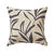 Housse de coussin imprimé feuillage (sable)