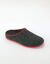 Chaussons homme bicolores forme sabot (gris fonc&eacute;)