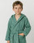 Peignoir enfant &agrave; capuche - &eacute;ponge bouclette 340 g/m&sup2; (eucalyptus)