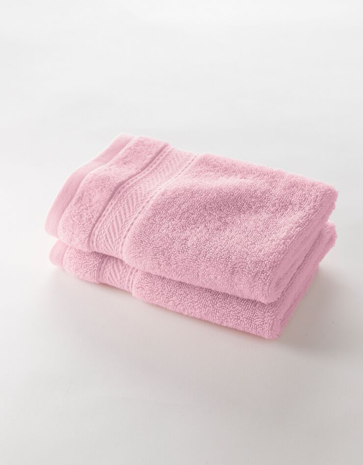 Éponge unie 540g/m2 confort luxe (rose poudré) Éponge unie 540g/m2 confort luxe (rose poudré)