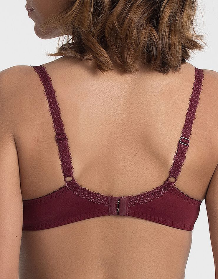 Soutien-gorge Coeur Croisé - sans armatures (bordeaux) Soutien-gorge Coeur Croisé - sans armatures (bordeaux)