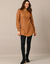 Pull-tunique maille fantaisie  (noisette)