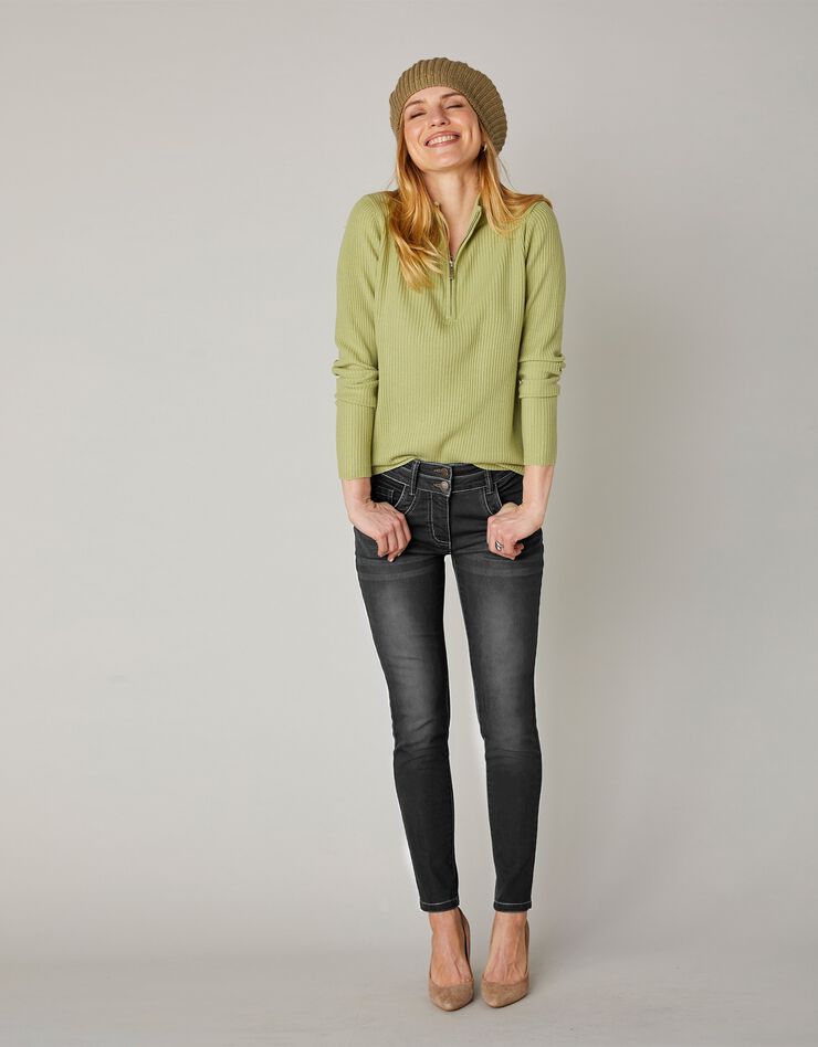 Jean coupe 7/8ème fuselée stretch (black) Jean coupe 7/8ème fuselée stretch (black)