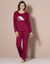 Pyjama manches longues motif "koala" (cerise)