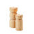 Porte bougie photophore en bois (bois)