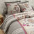 Linge de lit Chouette flanelle (gris)