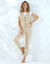 Pantalon 7/8ème fuselé fluide (beige)