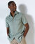 Chemise pressionnée manches courtes (kaki)