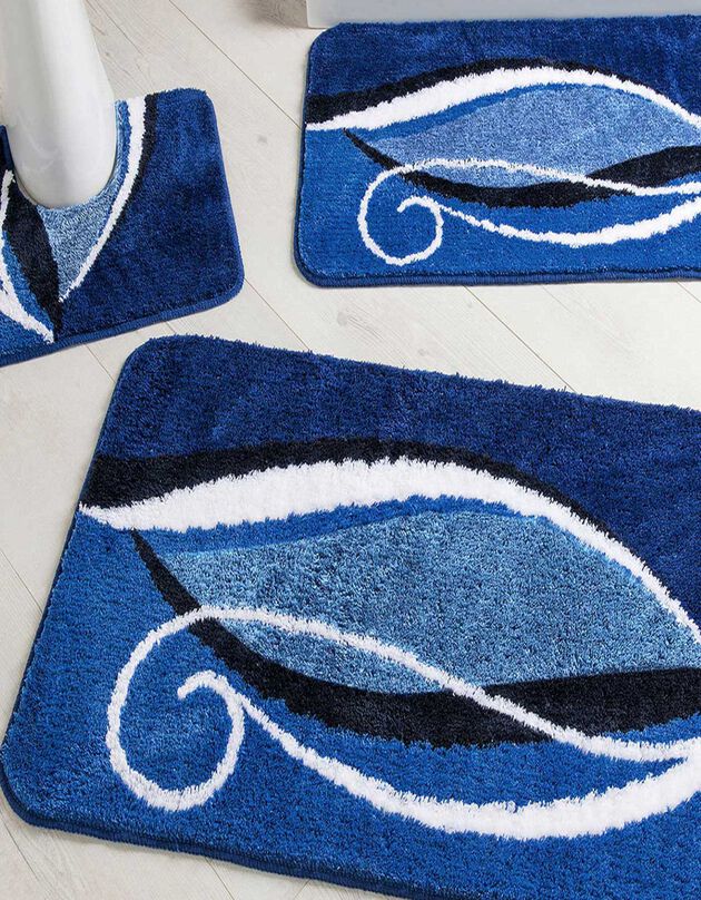 Tapis de bain fantaisie Zilla (bleu)
