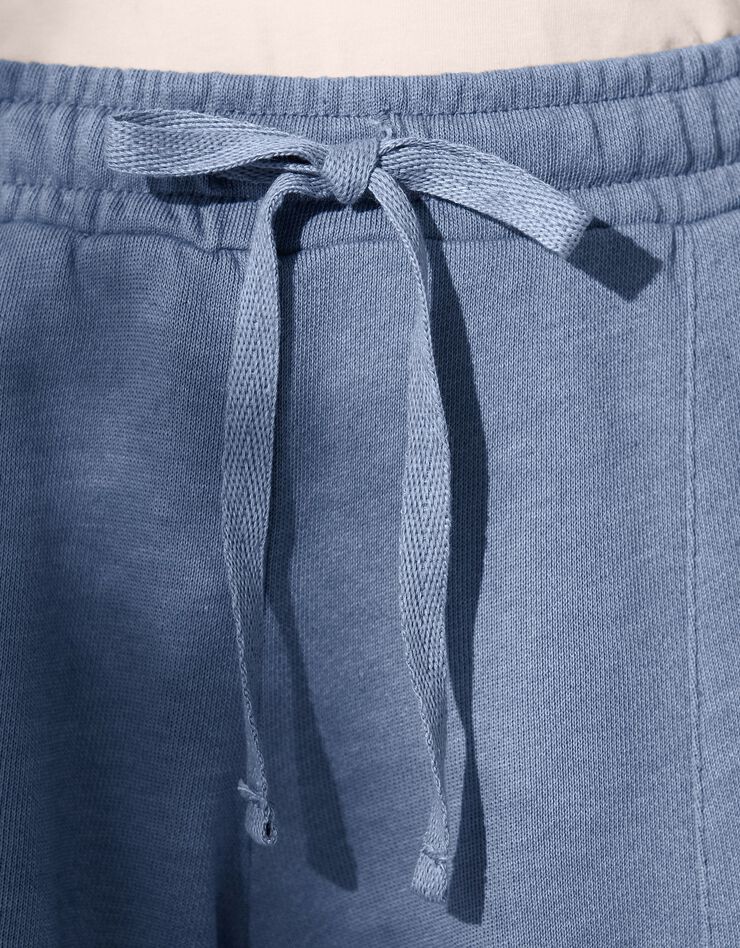 Short molleton fluide uni (bleu jean) Short molleton fluide uni (bleu jean)