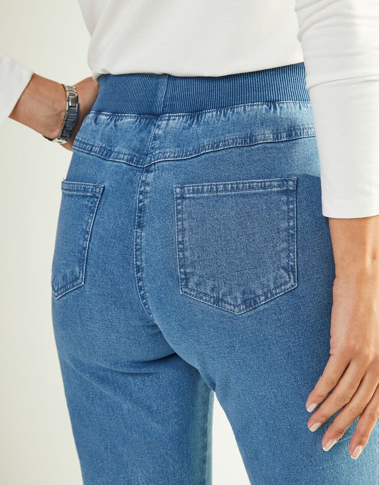 Jean coupe "boyfriend" ultra confort (BLEACHED FONCE) Jean coupe "boyfriend" ultra confort (BLEACHED FONCE)