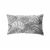 Housse de coussin imprimé tropical - lot de 2 (gris)